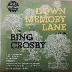 Bing Crosby - Down Memory Lane With Bing Crosby Vol. II