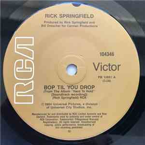 Rick Springfield - Bop 'Til You Drop / Taxi Dancing