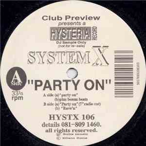 System X - Party On