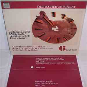 Various - Zeitgenössische Musik In Der Bundesrepublik Deutschland 6 (1960-1970)