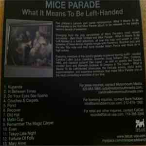 Mice Parade - What It Means To Be Left-Handed