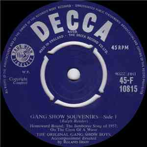 The Original Gang Show Boys - Gang Show Souvenirs