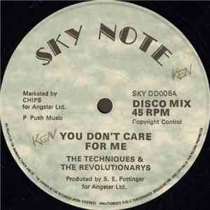The Techniques & The Revolutionarys, Ranking Devon - You Don't Care For Me / I'm In The Mood