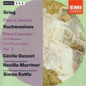 Grieg, Rachmaninov - Cécile Ousset, London Symphony Orchestra, Neville Marriner, City Of Birmingham Symphony Orchestra, Simon Rattle - Piano Concertos