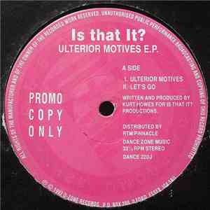 Is That It? - Ulterior Motives E.P.