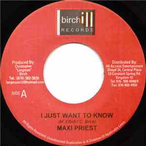 Maxi Priest / Pressure  - I Just Want To Know / Love U Tonight