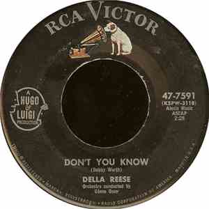 Della Reese - Don't You Know / Soldier, Won't You Marry Me?