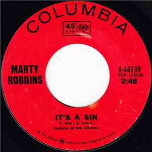 Marty Robbins - It's A Sin / I Feel Another Heartbreak Coming On