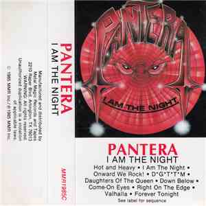 Pantera - I Am The Night