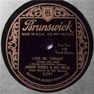 Anson Weeks And His Orchestra - Love Me Tonight / Strange Interlude