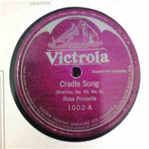 Rosa Ponselle - Cradle Song / Lullaby