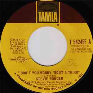 Stevie Wonder - Don't You Worry 'Bout A Thing / Blame It On The Sun