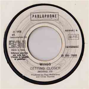 Wings  / Cliff Richard - Getting Closer / We Don't Talk Anymore