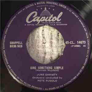 June Christy - Sing Something Simple