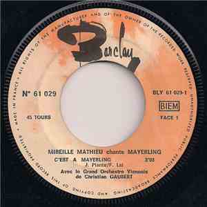 Mireille Mathieu Avec Le Grand Orchestre Viennois De Christian Gaubert - Chante Mayerling