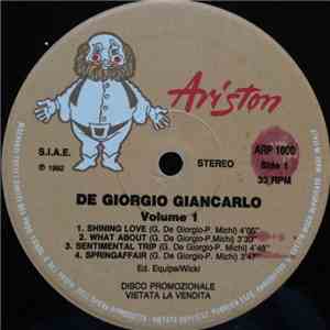 Giancarlo De Giorgio - Volume 1