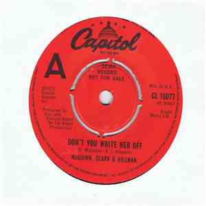 McGuinn, Clark & Hillman - Don't You Write Her Off
