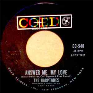 The Harptones - Answer Me, My Love/Rain Down Kisses