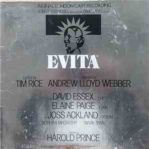 Tim Rice, Andrew Lloyd Webber, David Essex, Elaine Paige, Joss Ackland & Harold Prince - Evita: Original London Cast Recording