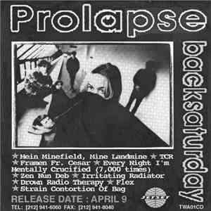 Prolapse - Backsaturday