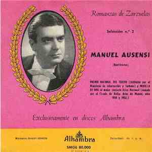 Manuel Ausensi Con La Orquesta Sinfónica - Romanzas De Zarzuelas (Selección Nº 2)