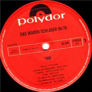 Various - Das Waren Schlager (69/70)
