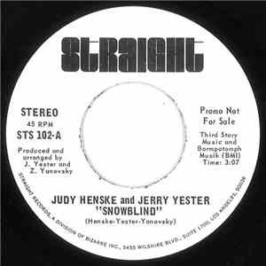 Judy Henske & Jerry Yester - Snowblind / Horses On A Stick