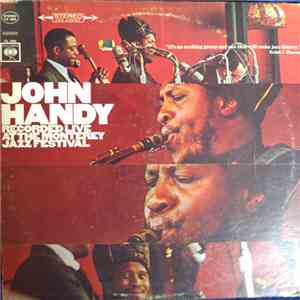 John Handy - Recorded Live At The Monterey Jazz Festival
