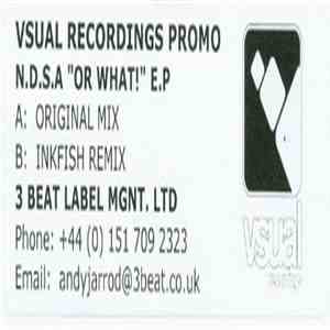 N.D.S.A. - Or What! E.P