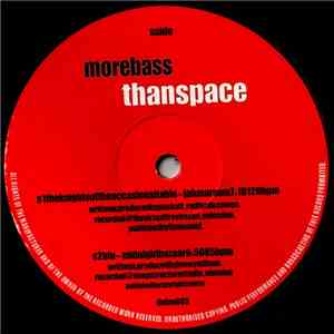 Various - More Bass Than Space
