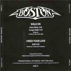 Boston - Walk On