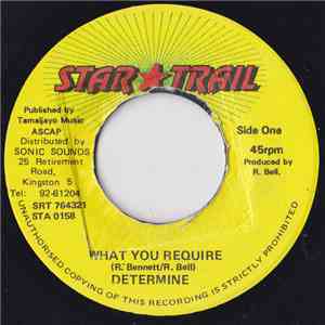 Determine - What You Require