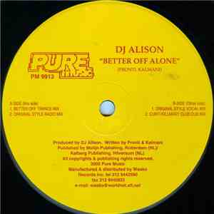 DJ Alison - Better Off Alone