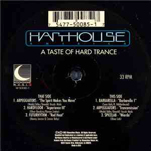 Various - A Taste Of Hard Trance