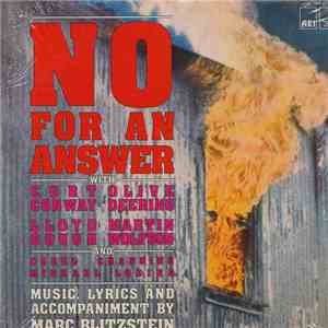Marc Blitzstein - No For An Answer (Original Cast)