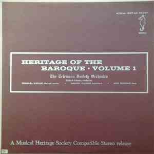 Telemann Society Orchestra, Richard Schulze, Theodora Schulze, Dorothy Walters, John Dennison - Heritage Of The Baroque Volume 1