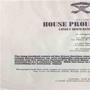 House Proud People - Lonely Disco Dancer (Re-mixes)