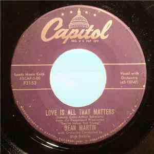 Dean Martin - Love Is All That Matters / Simpatico