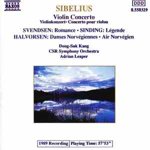 Sibelius, Dong-Suk Kang, Slovak Radio Symphony Orchestra, Adrian Leaper - Violin Concerto
