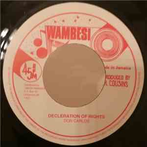 Don Carlos  - Declaration Of Rights