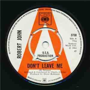 Robert John - Don't Leave Me