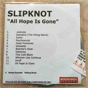 Slipknot - All Hope Is Gone