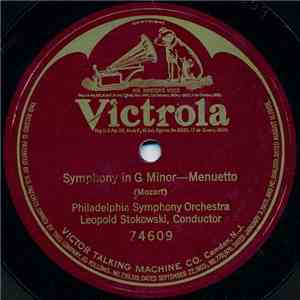 Philadelphia Symphony Orchestra - Symphony In G Minor -- Menuetto