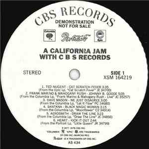 Various - A California Jam With C B S Records