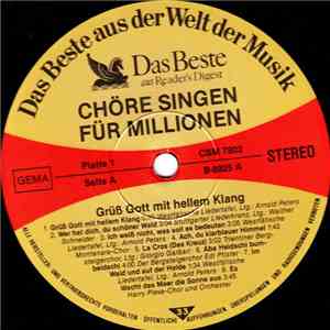 Various - Chöre Singen Für Millionen