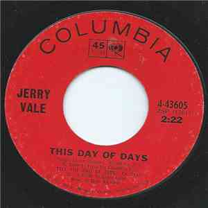 Jerry Vale - This Day Of Days / Less Than Tomorrow