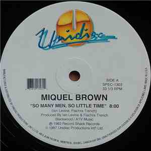 Miquel Brown - So Many Men, So Little Time / The Miquel Brown Mix