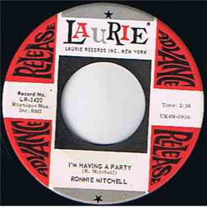 Ronnie Mitchell - I'm Having A Party / Soul Piano