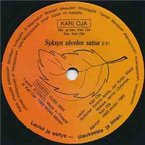 Kari Oja - Syksyn Sävelen Satoa