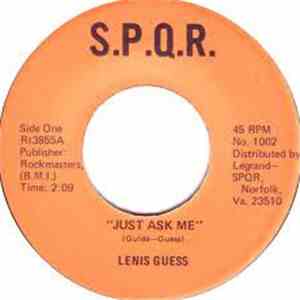 Lenis Guess / The Church Street Gang - Just Ask Me
